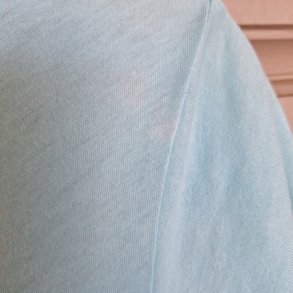 Victoria's Secret Tee Shirt Dress SzS Gradient Blue/Green Cotton Polyester Used - Picture 5 of 6